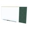 Ghent Combo Whiteboard/Bulletin, Mag Por/Rcycld, Styl C, 4 ft H x 10 ft W, Tan Spckd SPC410C-ATR-TN - alternate 1